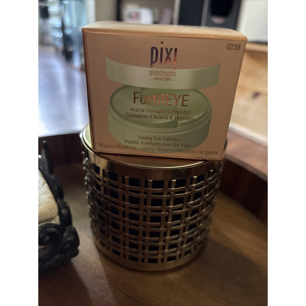 Pixi‎ Skintreats FortifEYE Acacia Collagen Peptide Toning Eye Patches New